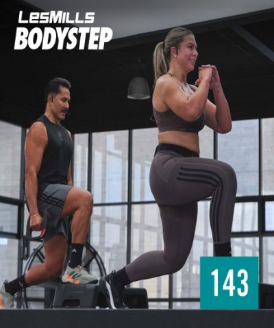 Hot Sale New Q2 2026 LesMills BODY STEP 143 DVD, CD NOTES