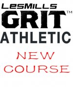 Pre sale New Q2 2024 LesMills GRIT ATHLETIC 48 DVD, CD & Notes