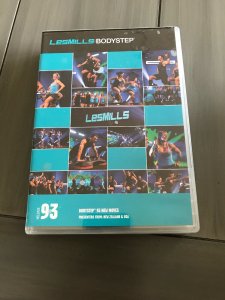 LesMills Routines BODY STEP 93 DVD + CD + waveform graph
