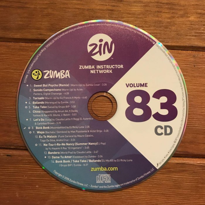 [Hot Sale]2019 New dance courses ZIN ZUMBA 83 HD DVD+CD|0ZUMBA83D-C ...