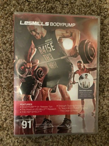 LesMills Routines BODY PUMP 91 DVD + CD + waveform graph