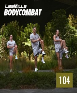 Hot Sale New Les Mills BODY COMBAT 104 Video,CD & Notes