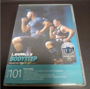 LesMills Routines BODY STEP 101 DVD + CD + waveform graph