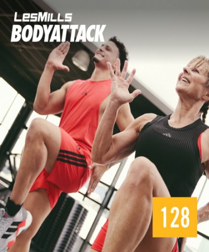 Hot Sale New Q2 2025 LesMills BODY ATTACK 128 DVD, CD & Notes