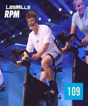 Available New Q1 2026 LesMills RPM 109 DVD, CD & Notes