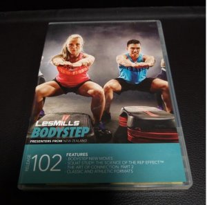 LesMills Routines BODY STEP 102 DVD + CD + waveform graph