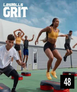 Hot Sale New Q2 2024 LesMills GRIT Cardio 48 DVD, CD & Notes