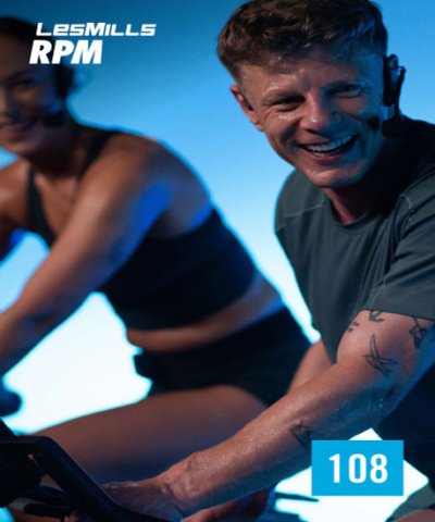 Hot Sale New Q4 2025 LesMills RPM 108 DVD, CD & Notes