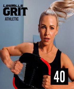 Hot sale New Q2 2022 LesMills GRIT ATHLETIC 40 DVD, CD & Notes