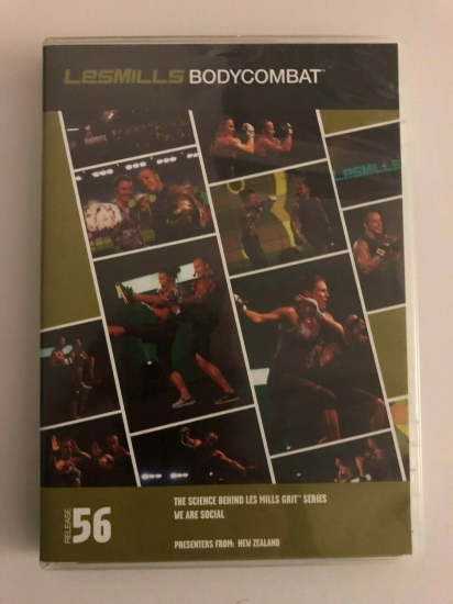 LesMills Routines BODY COMBAT 56 DVD + CD + waveform graph - Click Image to Close