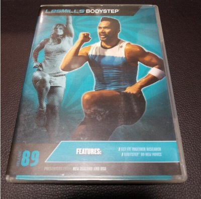 LesMills Routines BODY STEP 89 DVD + CD + waveform graph