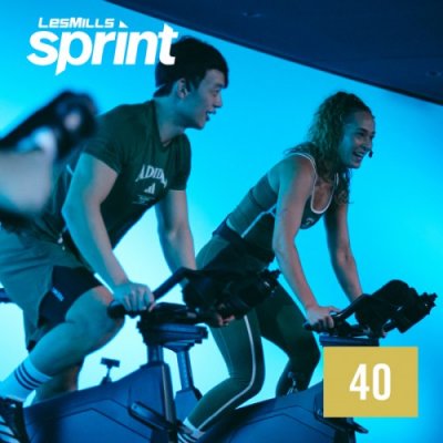 Hot Sale New Q3 2025 LesMills Routines SPRINT 40 DVD+CD+NOTES