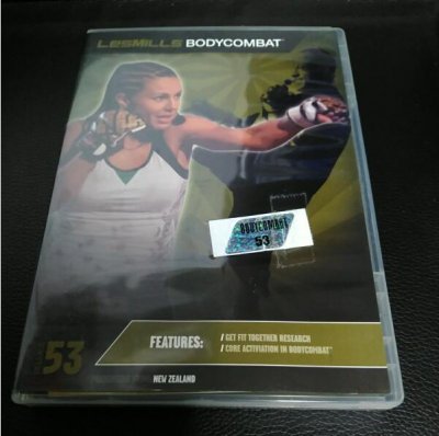 LesMills Routines BODY COMBAT 53 DVD + CD + waveform graph