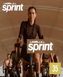 Hot Sale New Q2 2024 LesMills Routines SPRINT 35 DVD+CD+NOTES
