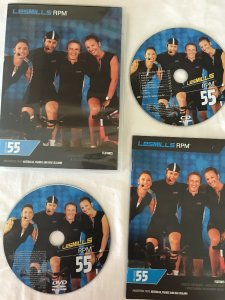 LesMills Routines RPM 55 DVD + CD + waveform graph