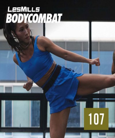Hot Sale New Les Mills BODY COMBAT 107 Video,CD & Notes
