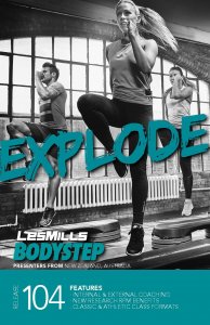 LesMills Routines BODY STEP 104 DVD + CD + waveform graph