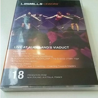 LesMills Routines CX30 18 DVD + CD + waveform graph