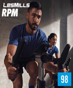 Hot Sale New Q2 2023 LesMills RPM 98 DVD, CD & Notes