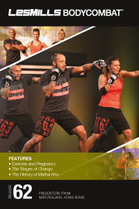 LesMills Routines BODY COMBAT 62 DVD + CD + waveform graph