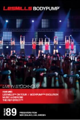 LesMills Routines BODY PUMP 89 DVD + CD + waveform graph