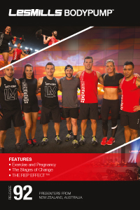 LesMills Routines BODY PUMP 92 DVD + CD + waveform graph