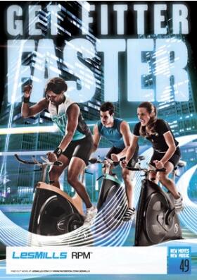 LesMills Routines RPM 49 DVD + CD + waveform graph